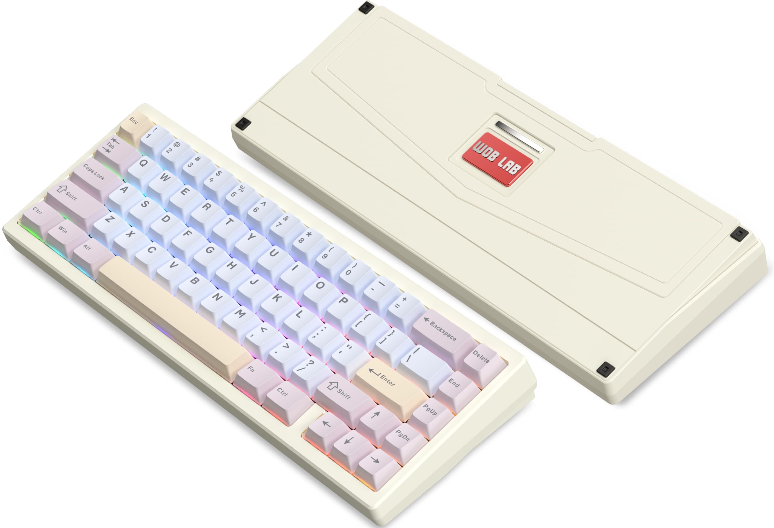 Amazon | WOBKEY ZEN65メカニカルキーボード 65％レイアウト CNCアルミ